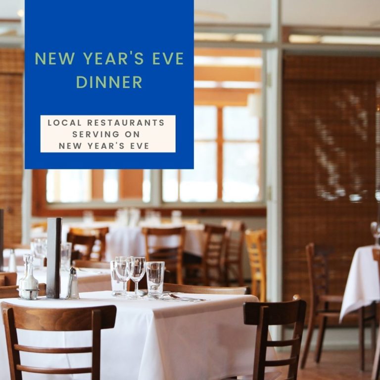 River Valley area restaurants serving New Year's Eve Dinner